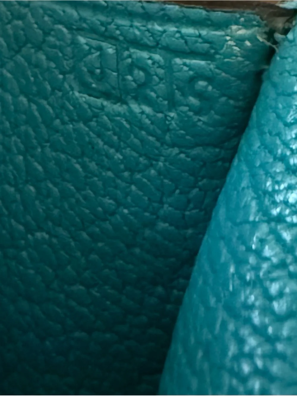 Hermès Mini Leather Pouch Bleu Paon Touret Closure 2 Straps P Square 2012